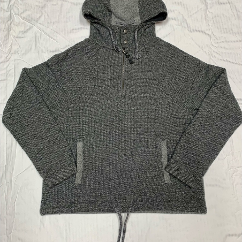 Men's Gray Hooded Sweater